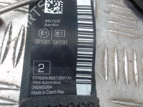 Rear left seatbelt CITROËN DS3 (SA_) 1.6 HDi 110 | BP24273922I29 - Image 2
