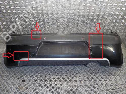 Used Rear bumper PEUGEOT 1007 (KM_) 1.4 HDi (68 hp) 24269623