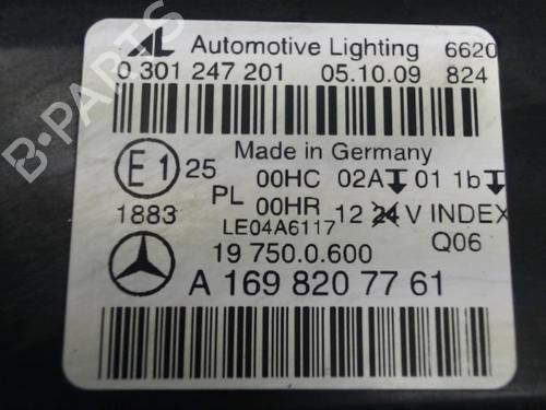 Left headlight MERCEDES-BENZ B-CLASS Sports Tourer (W245) B 200 CDI (245.208) | BP24268632C28 