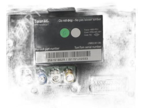 Used Display monitor Display monitor RENAULT CLIO III (BR0/1, CR0/1) 1.5 dCi (88 hp) 27809183 27809183