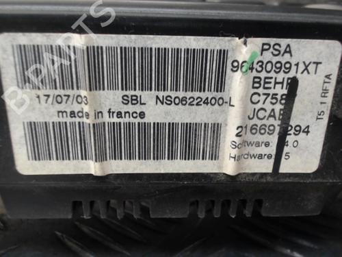 Used Climate control PEUGEOT 307 CC (3B) 2.0 16V (136 hp) 24268054