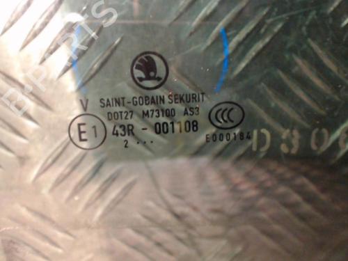 Rear right door window SKODA FABIA II (542) 1.6 TDI | BP24283922C21 