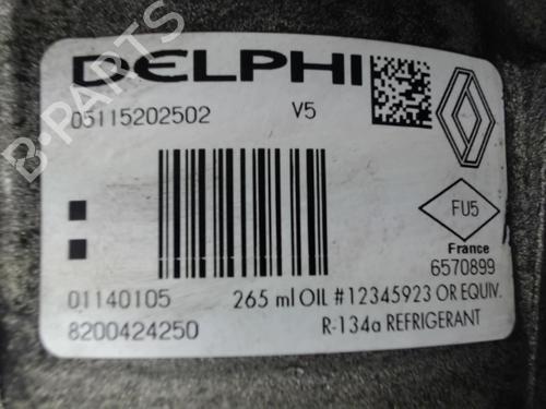 AC compressor RENAULT LAGUNA II (BG0/1_) 2.2 dCi (BG0F) | BP24268542M34 