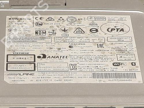 Radio BMW 1 (F21) 116 d | BP24275140E6 