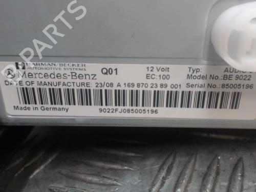Used Radio MERCEDES-BENZ A-CLASS (W169) A 180 CDI (169.007, 169.307) (109 hp) 24283843