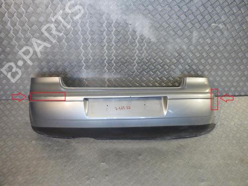 Used Rear bumper VW POLO (9N_, 9A_) 1.4 TDI (80 hp) 24275794