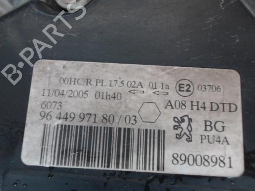 Used Right headlight Right headlight PEUGEOT 1007 (KM_) 1.4 HDi (68 hp) 24269095 24269095