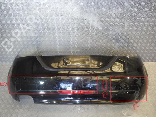 Rear bumper AUDI TT (8J3) 2.0 TFSI 8J0807303GRU