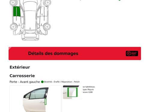 Left front door PEUGEOT 208 I (CA_, CC_) 1.2 VTI 82 | BP29207958C2 