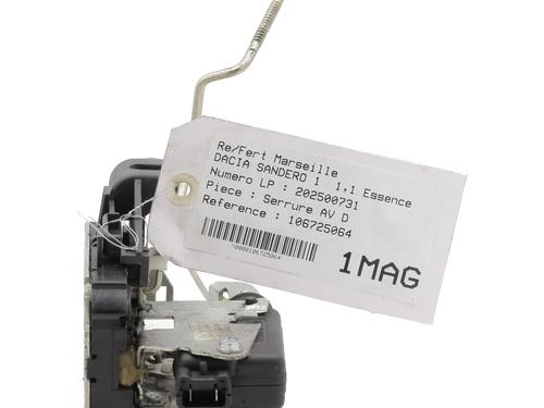 Front right lock DACIA SANDERO 1.2 16V | BP26661412C97 