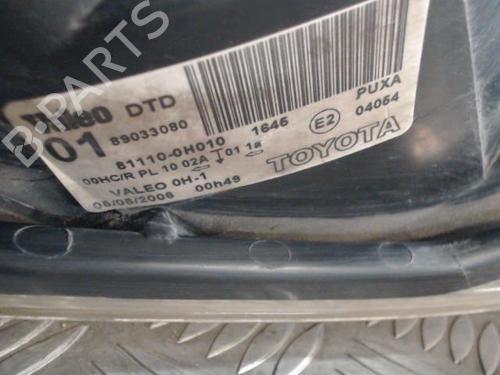 Used Right headlight Right headlight TOYOTA AYGO (_B1_) 1.4 D-4D (WNB10_, WNB10R) (54 hp) 24271838 24271838
