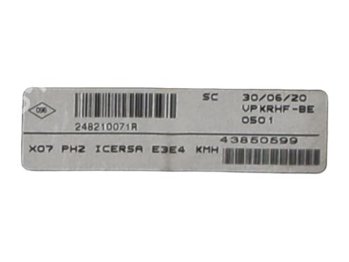 Instrument cluster RENAULT TWINGO III (BCM_, BCA_) 0.9 TCe 95 | BP29429712C47 