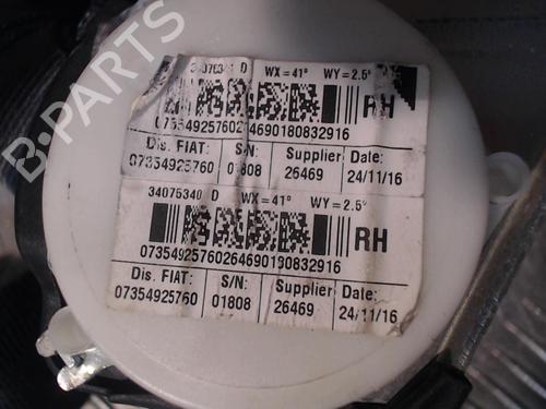 Used Rear right belt tensioner FIAT 500 (312_) 1.2 (312AXA1A) (69 hp) 24280888