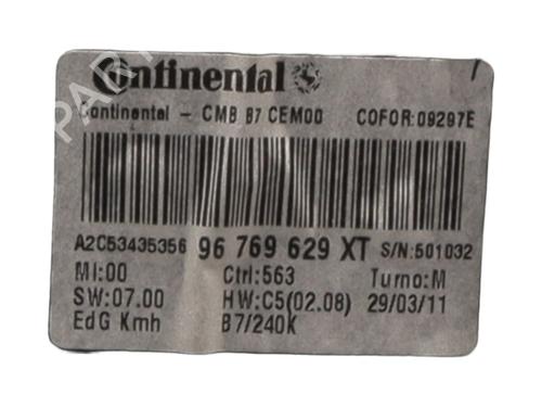 Instrument cluster CITROËN C4 II (NC_) 1.6 VTi 120 (NC5FS0, NC5FS9) | BP24274603C47 - Image 5