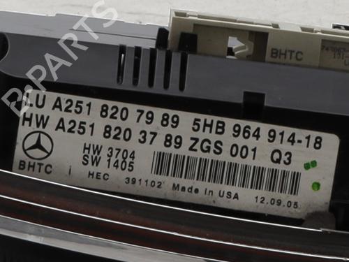 Climate control MERCEDES-BENZ M-CLASS (W164) ML 320 CDI 4-matic (164.122) | BP29484245I5 