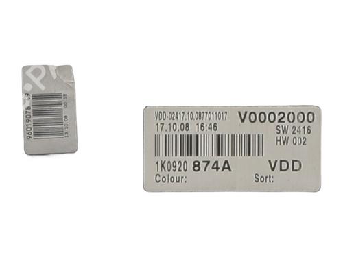 Instrument cluster VW GOLF VI (5K1) 1.4 TSI | BP28116844C47