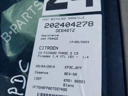 Right sun visor CITROËN C3 Picasso (SH_) 1.4 VTi 95 (SH8FSC, SH8FP0, SH8FP6) | BP24264065I2 - Image 8