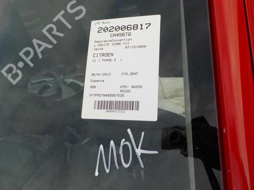 Bootlid window CITROËN C1 (PM_, PN_) 1.0 | BP24266459C64 