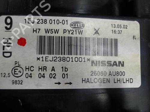 Used Left headlight NISSAN PRIMERA Hatchback (P12) 1.8 (115 hp) 24275706