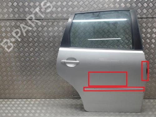 Right rear door VW POLO IV (9N_, 9A_) 1.4 TDI | BP24291893C5