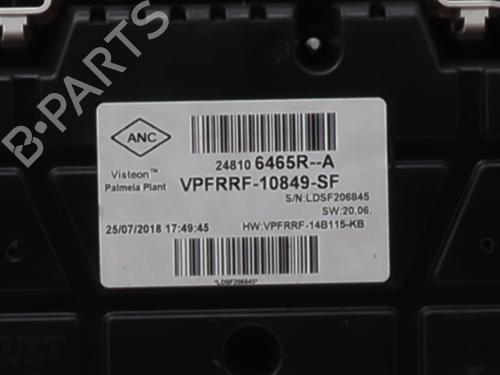 Instrument cluster RENAULT TRAFIC III Van (FG_) 1.6 dCi 125 (FGMH) | BP37178578C47 - Image 6
