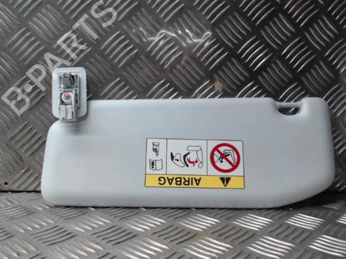 Used Right sun visor PEUGEOT 208 I (CA_, CC_) 1.0 VTi (68 hp) 24289893
