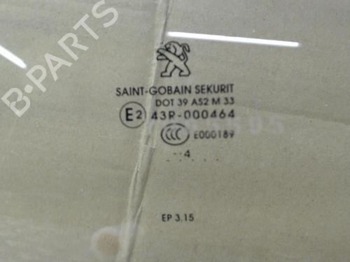 Used Front left door window PEUGEOT 2008 I (CU_) 1.6 HDi (92 hp) 24288824