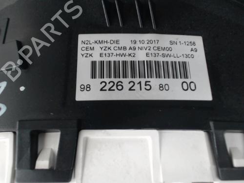 Instrument cluster PEUGEOT 208 I (CA_, CC_) 1.6 HDi / BlueHDi 75 | BP24291798C47 