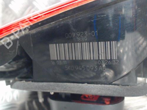 Left tailgate light VW GOLF VI (5K1) 1.6 TDI | BP24289822C79 