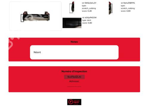 Rear bumper CITROËN C3 Picasso (SH_) 1.6 HDI 90 | BP32133637C8 