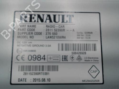 Radio RENAULT CLIO IV (BH_) 0.9 TCe 90 (BHNF, BHMA, BHMH, BHJK, BHJR) | BP24291630E6 