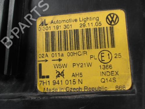 Used Left headlight Left headlight VW TRANSPORTER T5 Van (7HA, 7HH, 7EA, 7EH) 2.5 TDI (130 hp) 24291565 24291565