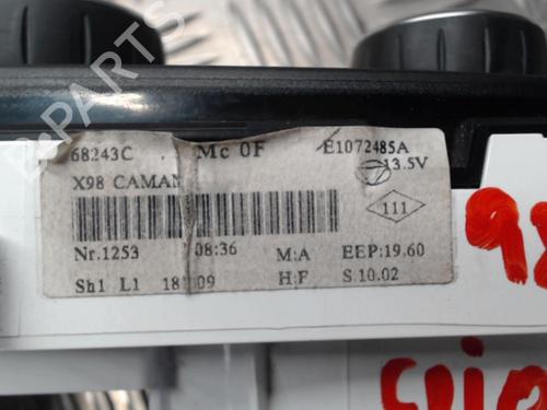 Used Climate control Climate control RENAULT CLIO IV (BH_) 1.5 dCi 75 (75 hp) 24290710 24290710