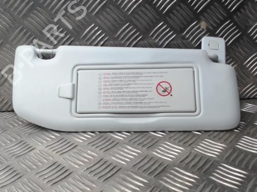 Høyre solskjerm PEUGEOT 208 I (CA_, CC_) 1.6 HDi (114 hp) 24291786