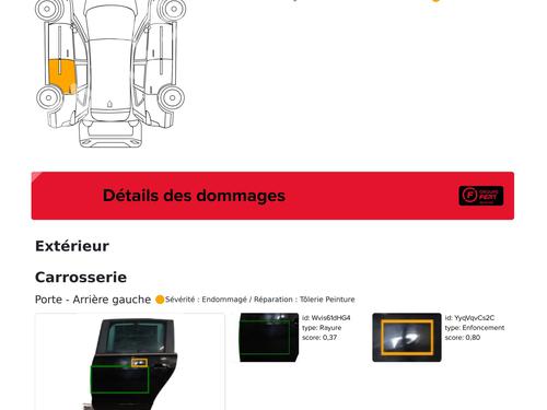 Left rear door PEUGEOT 5008 (0U_, 0E_) 1.6 HDi | BP28540626C4