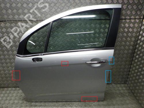 Left front door CITROËN C3 II (SC_) 1.4 HDi 70 (SC8HZC, SC8HR0, SC8HP4) | BP24288789C2 