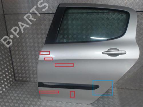 Used Left rear door PEUGEOT 308 I (4A_, 4C_) 1.6 16V (120 hp) 24291878