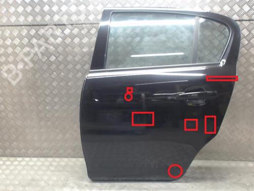 Left rear door OPEL CORSA D (S07) 1.3 CDTI (L08, L68) | BP24291909C4 