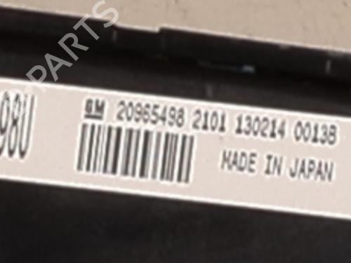 Climate control OPEL INSIGNIA A Sports Tourer (G09) 2.0 CDTI (35) | BP24552265I5 