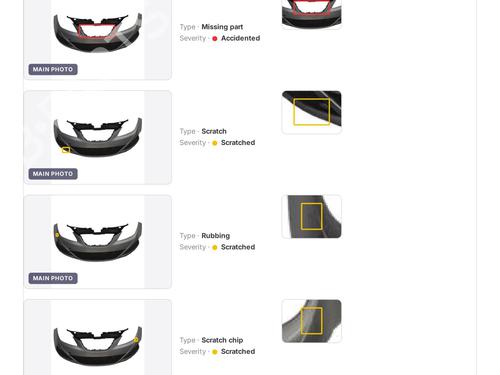 Used Front bumper Front bumper SEAT IBIZA IV (6J5, 6P1) 1.9 TDI (105 hp) 39526975 39526975