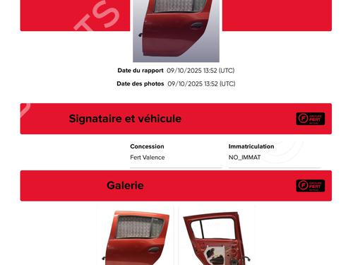 Used Left rear door DACIA SANDERO II 1.5 dCi (90 hp) 29484415