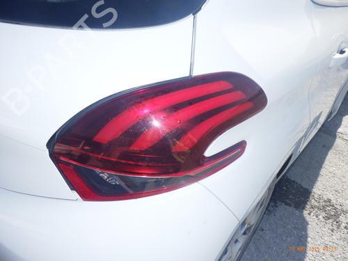 Used Right taillight PEUGEOT 208 I (CA_, CC_) 1.2 VTI 82 (82 hp) 25892995