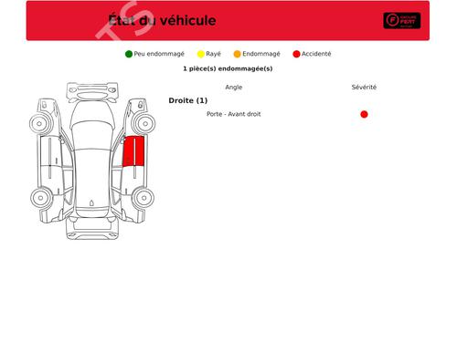 Right front door PEUGEOT 208 I (CA_, CC_) 1.6 HDi | BP29530359C3 