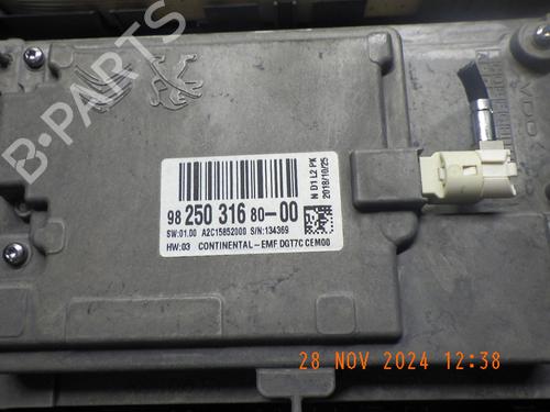 Used Display monitor Display monitor CITROËN JUMPY III Van (V_) 1.6 BlueHDi 115 (115 hp) 24287077 24287077