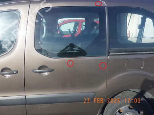 Left slide door PEUGEOT PARTNER Tepee 1.6 HDi 90 | BP32440508C74 