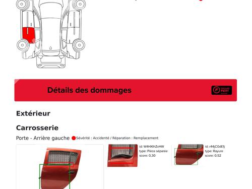 Left rear door DACIA SANDERO II 1.5 dCi | BP29484415C4 