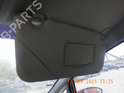 Used Right sun visor FORD FIESTA VI (CB1, CCN) 1.4 TDCi (70 hp) 25003506