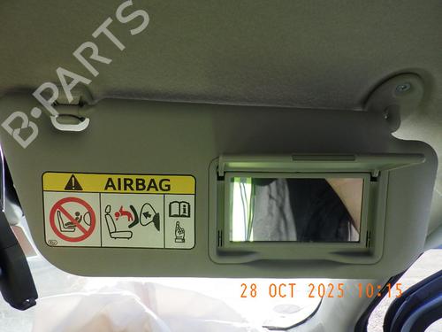 Right sun visor TOYOTA YARIS (_P13_) 1.5 Hybrid (NHP130_, NHP130) | BP29914121I2