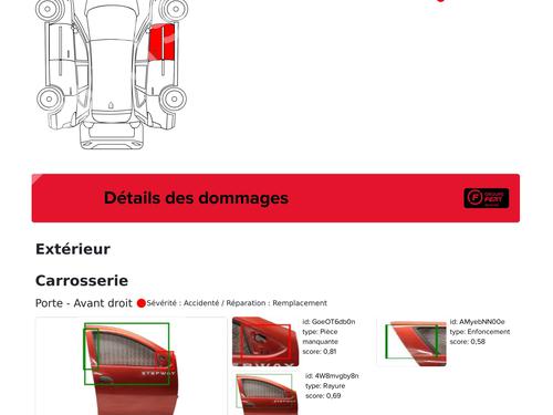 Right front door DACIA SANDERO II 1.5 dCi | BP29484416C3 