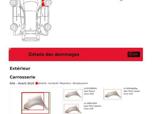 Right front fenders CITROËN C3 Picasso (SH_) 1.6 HDi | BP29511493C42 